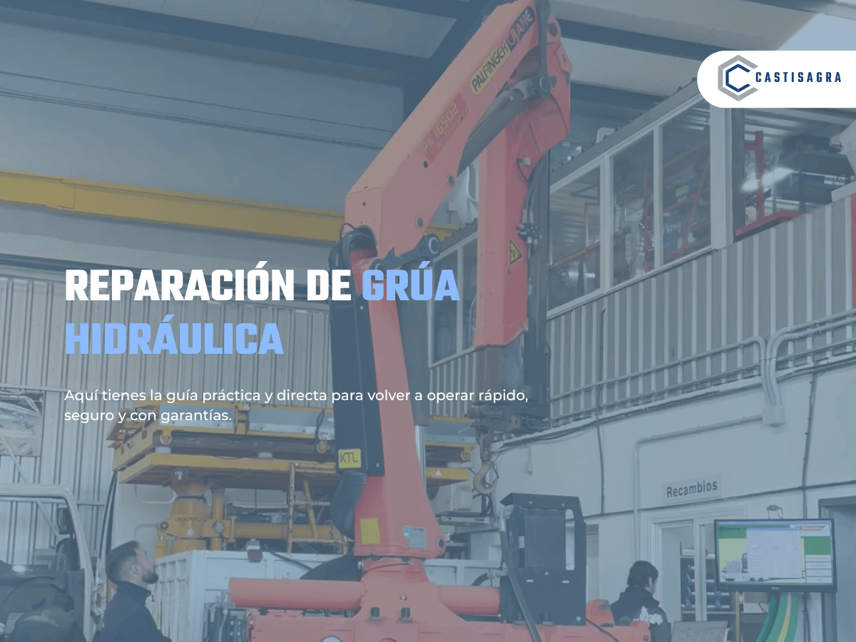Reparación de grúa hidráulica